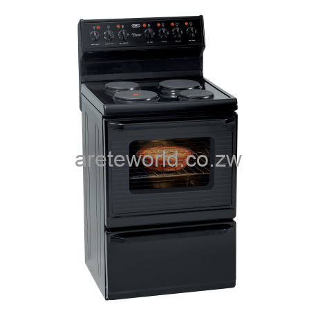 Defy 621 4 Plate Electric Stove-Black