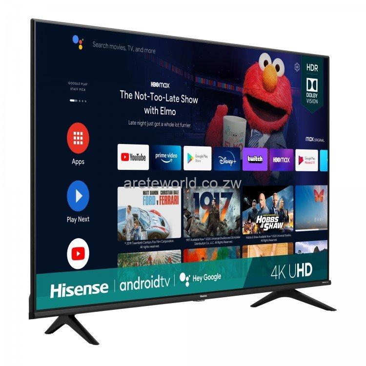Hisense 55 Inch Frameless 4K UHD Smart TV With Bluetooth