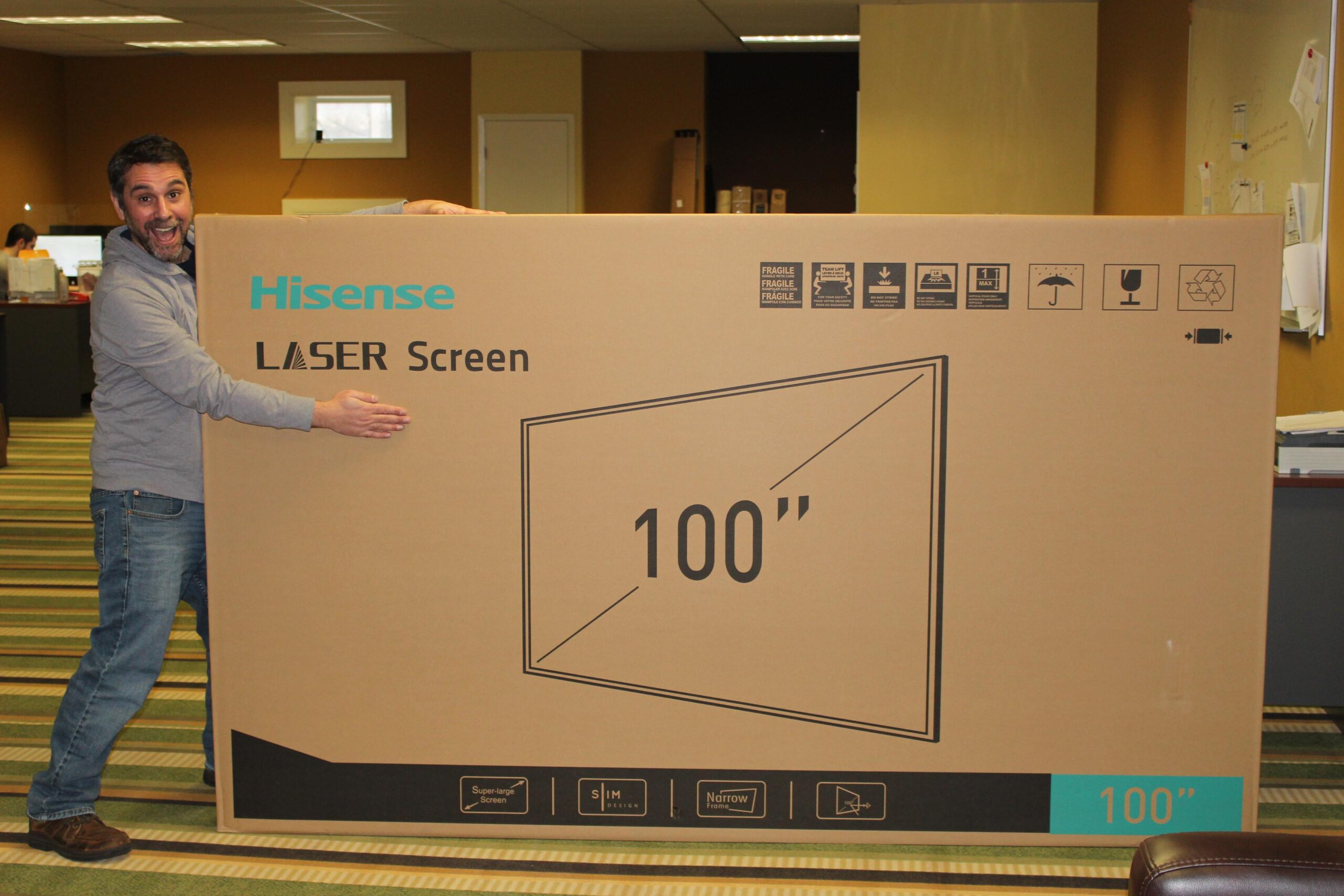 Hisense 100 Inch Ultra-Short Throw 4K Smart Laser TV | Arete World